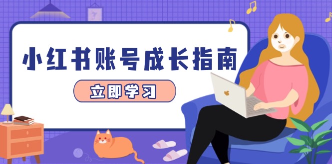 小红书账号成长指南，爆款选题+精准定位+数据分析，系统提升账号变现能力-极光网创