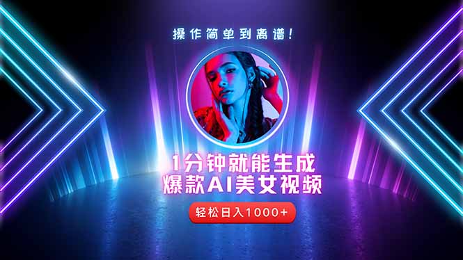 2025年最强副业：用AI做短视频，从零开始打造爆款账号！-极光网创