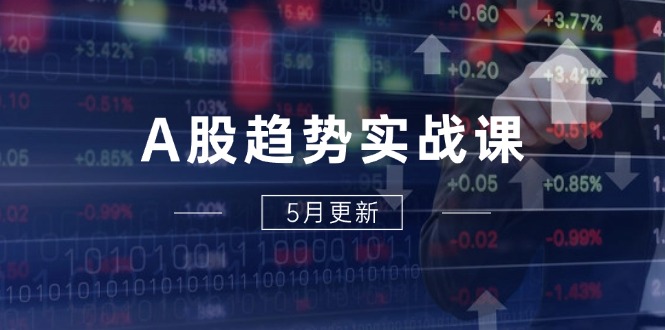A股趋势实战课：主力动向+政策红利，2025全年策略5月更新-极光网创