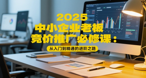 2025中小企业老板竞价推广必修课：从入门到精通的进阶之路-极光网创