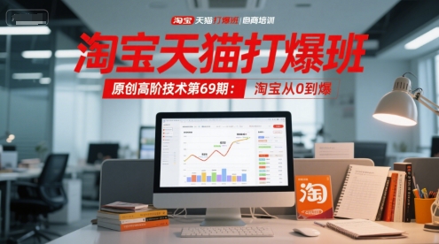 淘宝天猫打爆班原创高阶技术第69期：淘宝从0到爆-极光网创