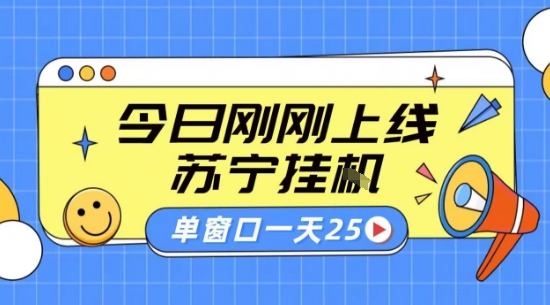 苏宁全自动采集挂G项目 稳定可批量 单窗口收益30+ 附教程【揭秘】-极光网创