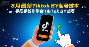 8月最新Tiktok搬运起号技术，手把手教你学会TikTok搬运起号-极光网创