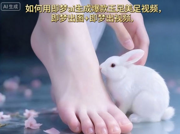 如何用即梦ai生成爆款玉足美足视频，即梦出图+即梦出视频，快速涨粉-极光网创