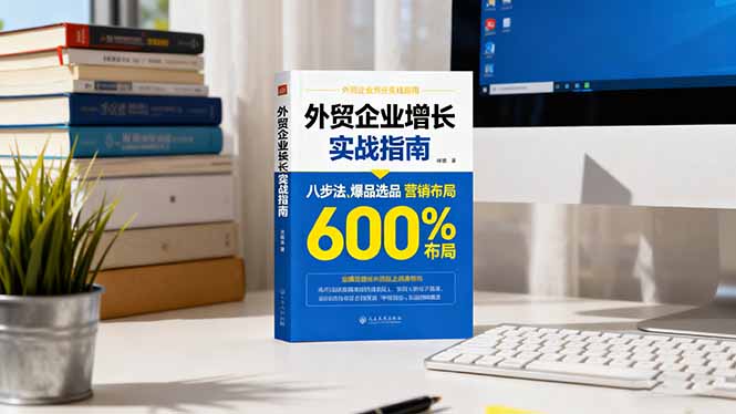 外贸企业增长实战指南，八步法、爆品选品、营销布局，业绩增长300%-极光网创