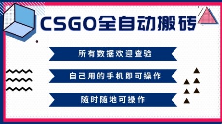 CSGO全自动搬砖，年底钱回家好项目，当天可拿到结果，新手小白轻松月入1W+【揭秘】-极光网创