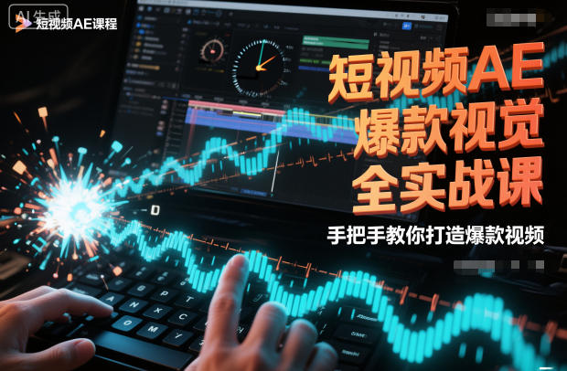短视频AE爆款视觉全实战课，手把手教你打造爆款视频-极光网创