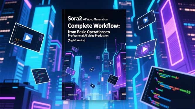 Sora2 AI视频生成的系统教程(英文版-极光网创
