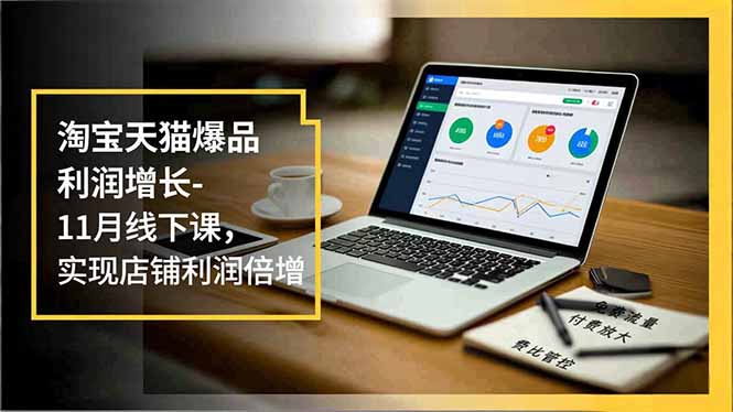 淘宝天猫爆品利润增长-11月线下课，免费流量、付费放大、费比管控，实现店铺利润倍增-极光网创