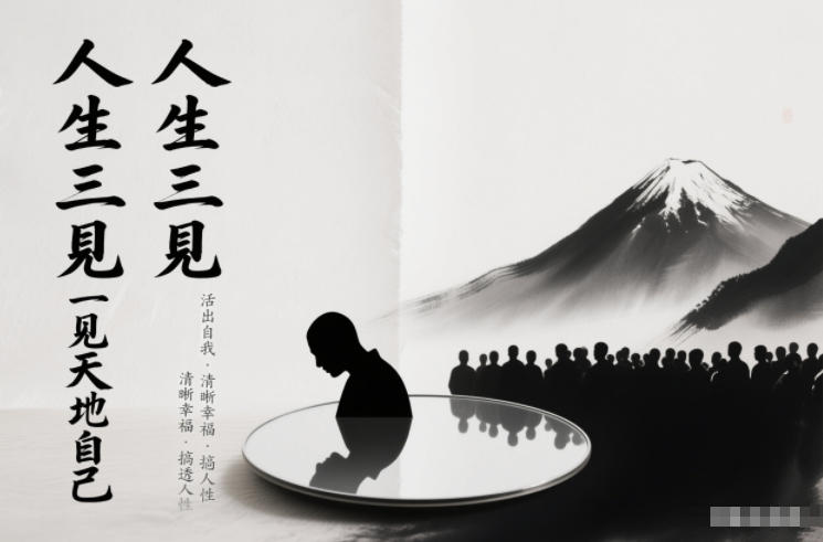 人生三见一见天地见众生见自己，活出自我拥有清晰幸福人生，搞透人性-极光网创