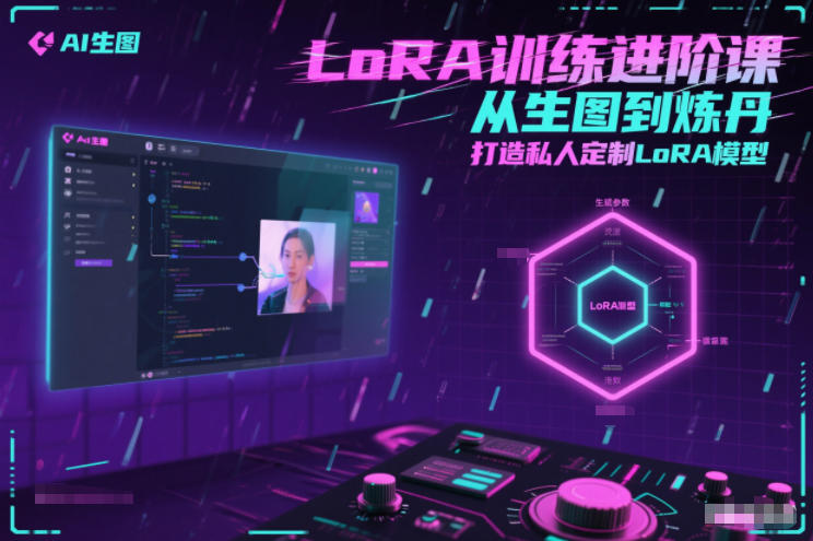 LoRA训练进阶课，从生图到炼丹，打造私人定制LoRA模型-极光网创