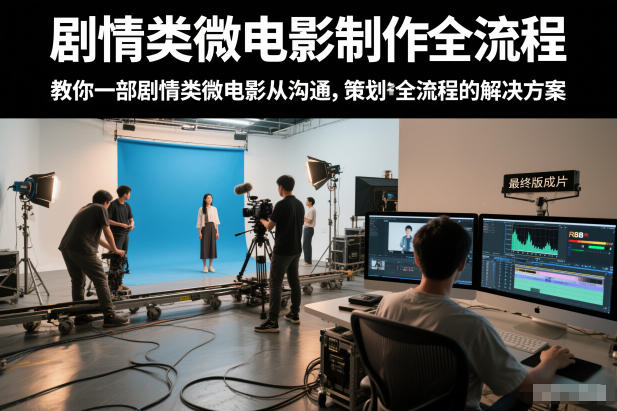 剧情类微电影制作全流程，教你一部剧情类微电影从沟通，策划到拍摄制作全流程的解决方案-极光网创